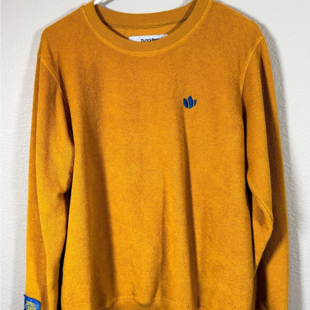 EUC Dutch Bros Men's Women’s Golden Crewneck Sweater Unisex Medium